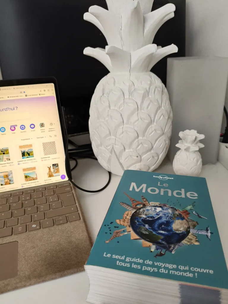 Le bureau d’Écrin & Voyages, où se préparent les voyages de noces