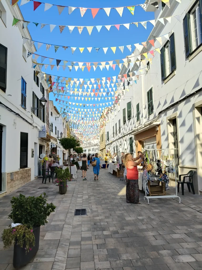 Une rue d’Es Mercadal