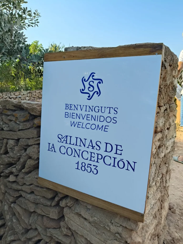L’entrée des salines de la Concepció, fondées en 1853